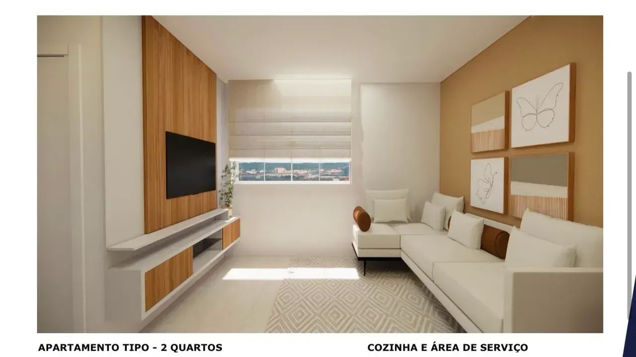 Apartamento de 2 quartos 1 banheiro 1 vaga - Foto 2