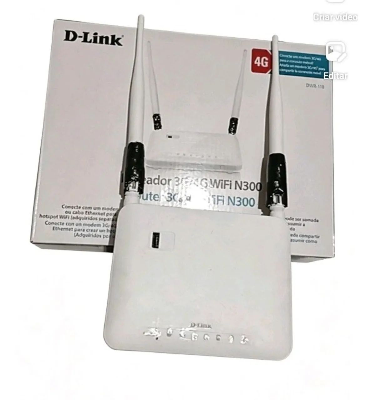 ? Roteador D-Link DWR-116 (300 Mbps) - Como Novo! - Foto 2