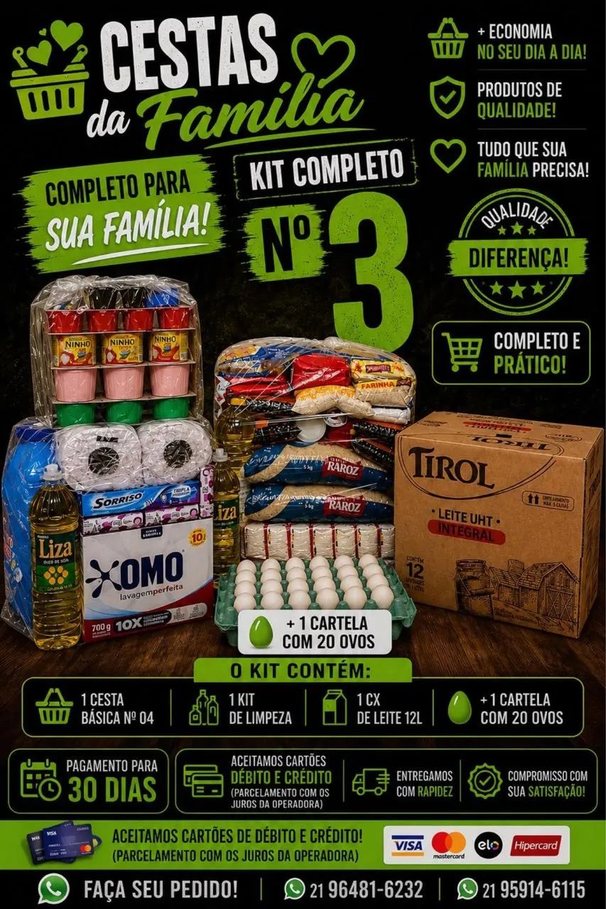 Cesta da família. - Foto 4