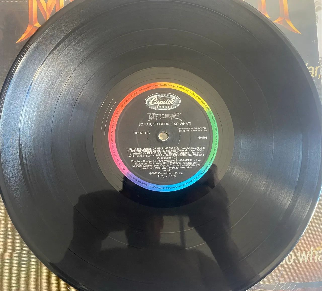 Disco de vinil Megadeth - So far? so good ? so what - Foto 3