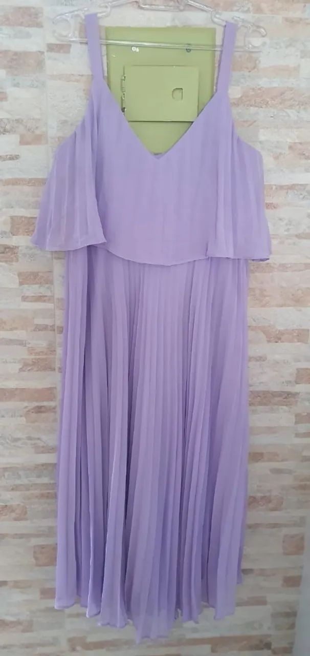 Vestido midi de festa
