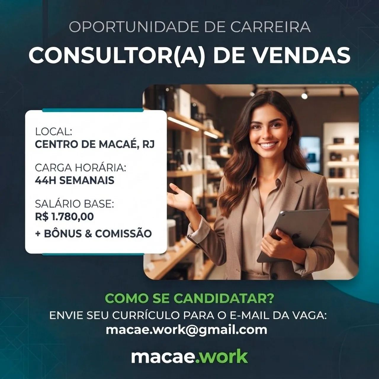 Consultor(a) de Vendas