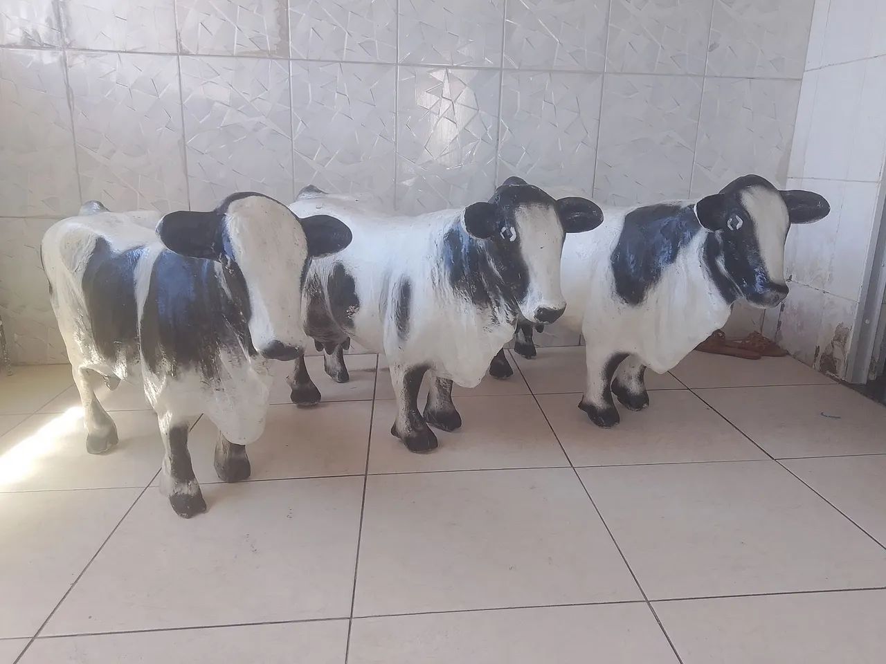Mini vacas em fibra