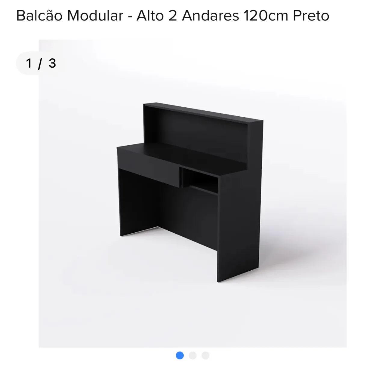 Balcão preto 