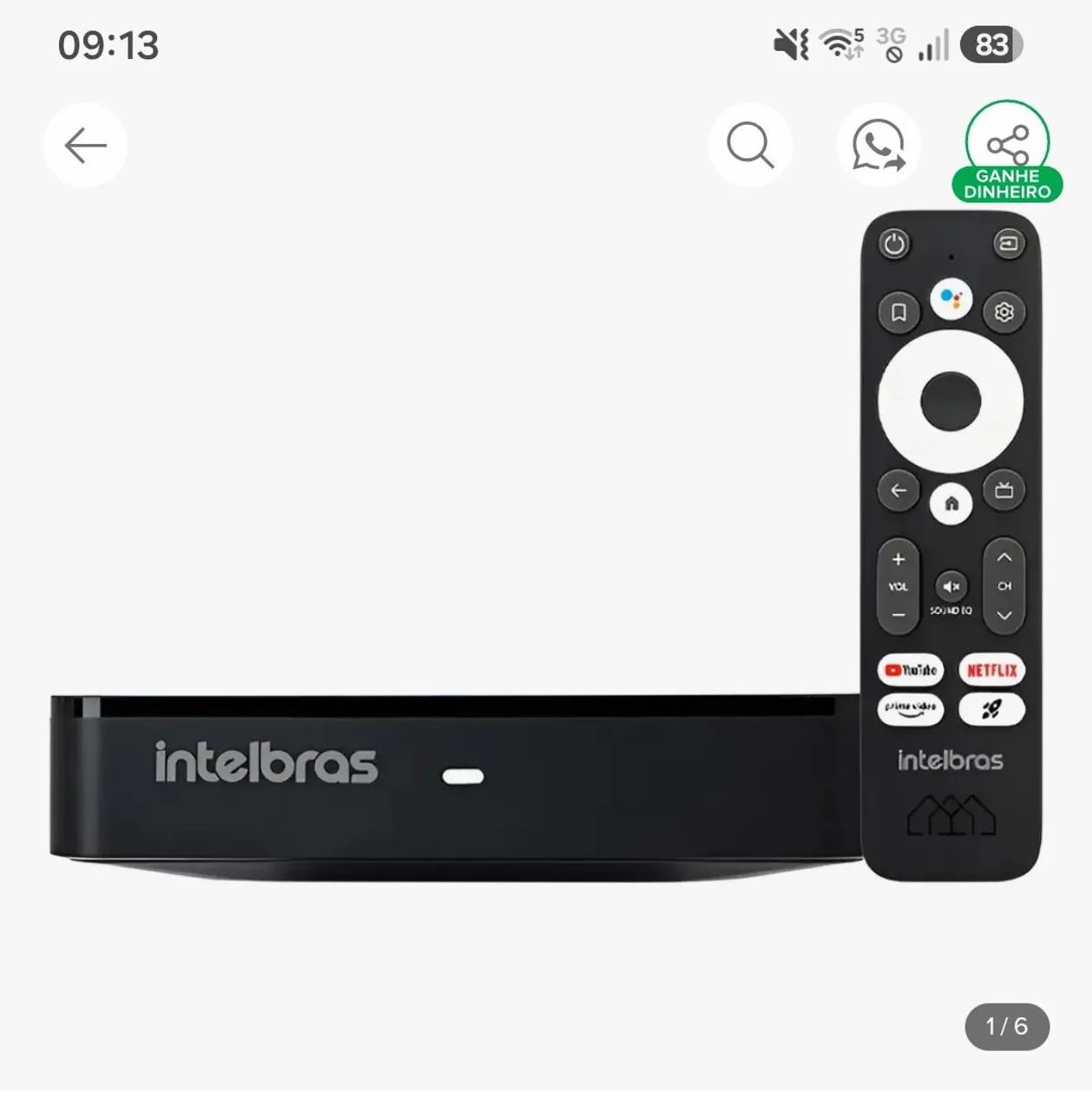 Tvbox Intelbras 4K