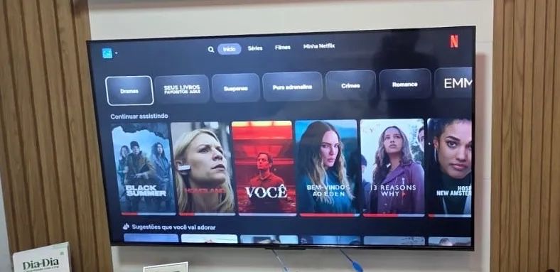 SMART TV SEMP 55 POLEGADAS SEMI NOVA - Foto 3