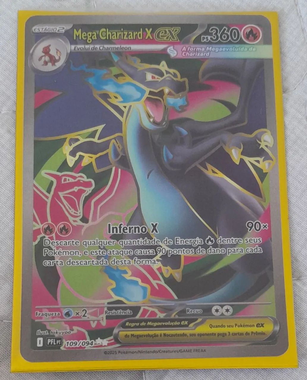 Carta Pokémon MEGA CHARIZARD X EX - Foto 2