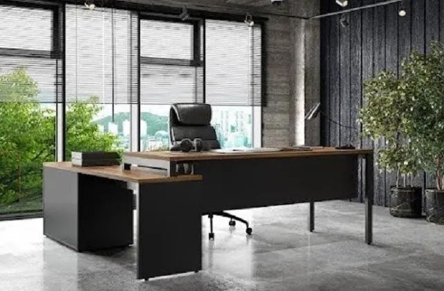  Móveis para Escritório/Mesa/80L+Saia+Armário/180L, R$2.808,19! - Foto 2