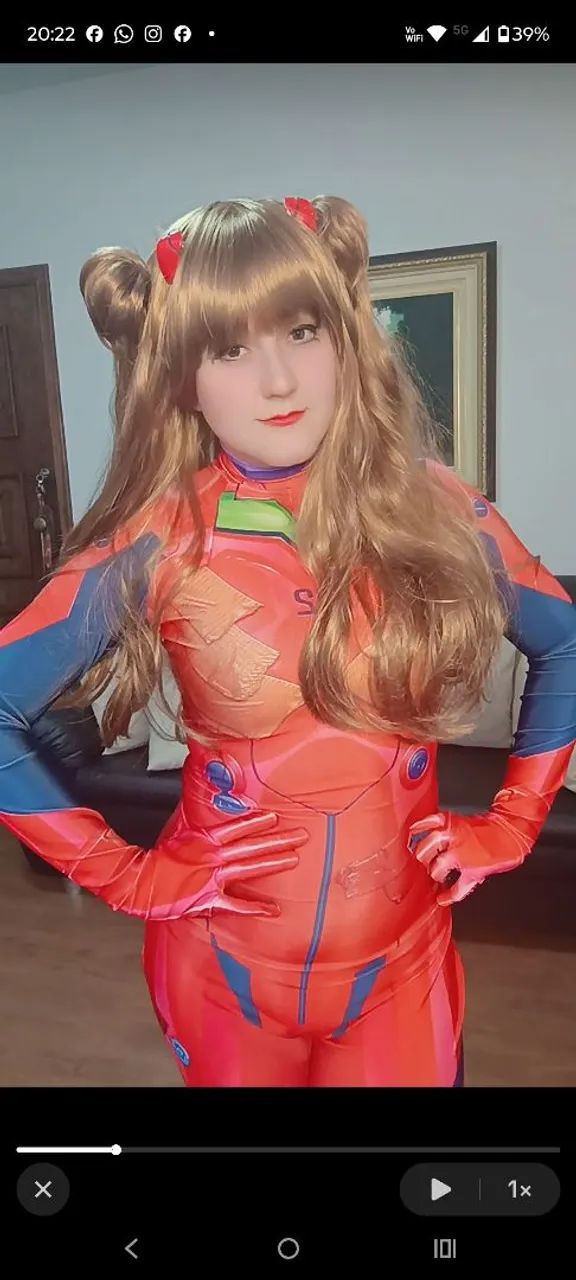 Macacão da Asuka cosplay - Foto 2