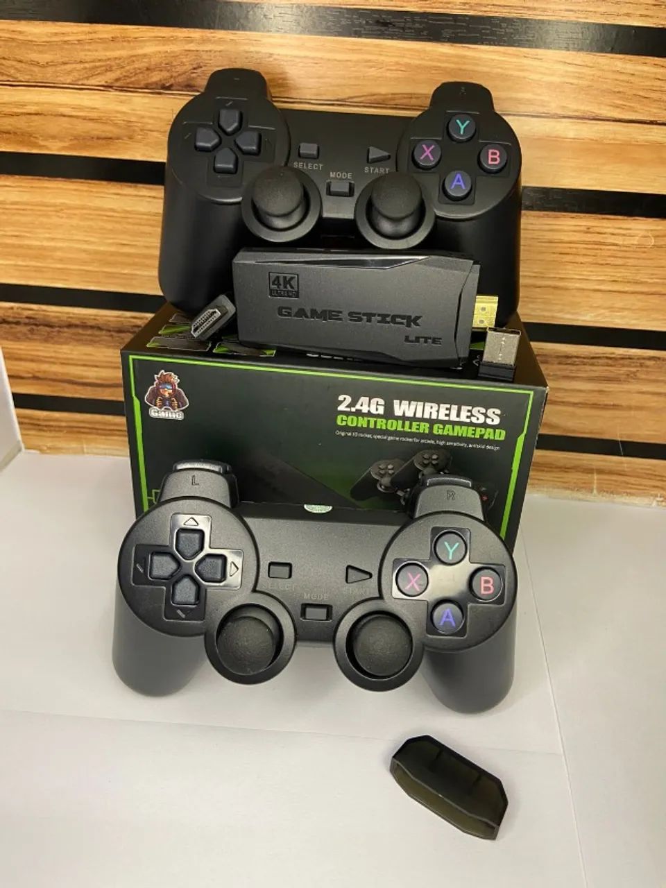 Video Game Stick 4k 10mil Jogos Retrô Super Nintendo, 2 Controles Sem Fio (Controller Game - Foto 3