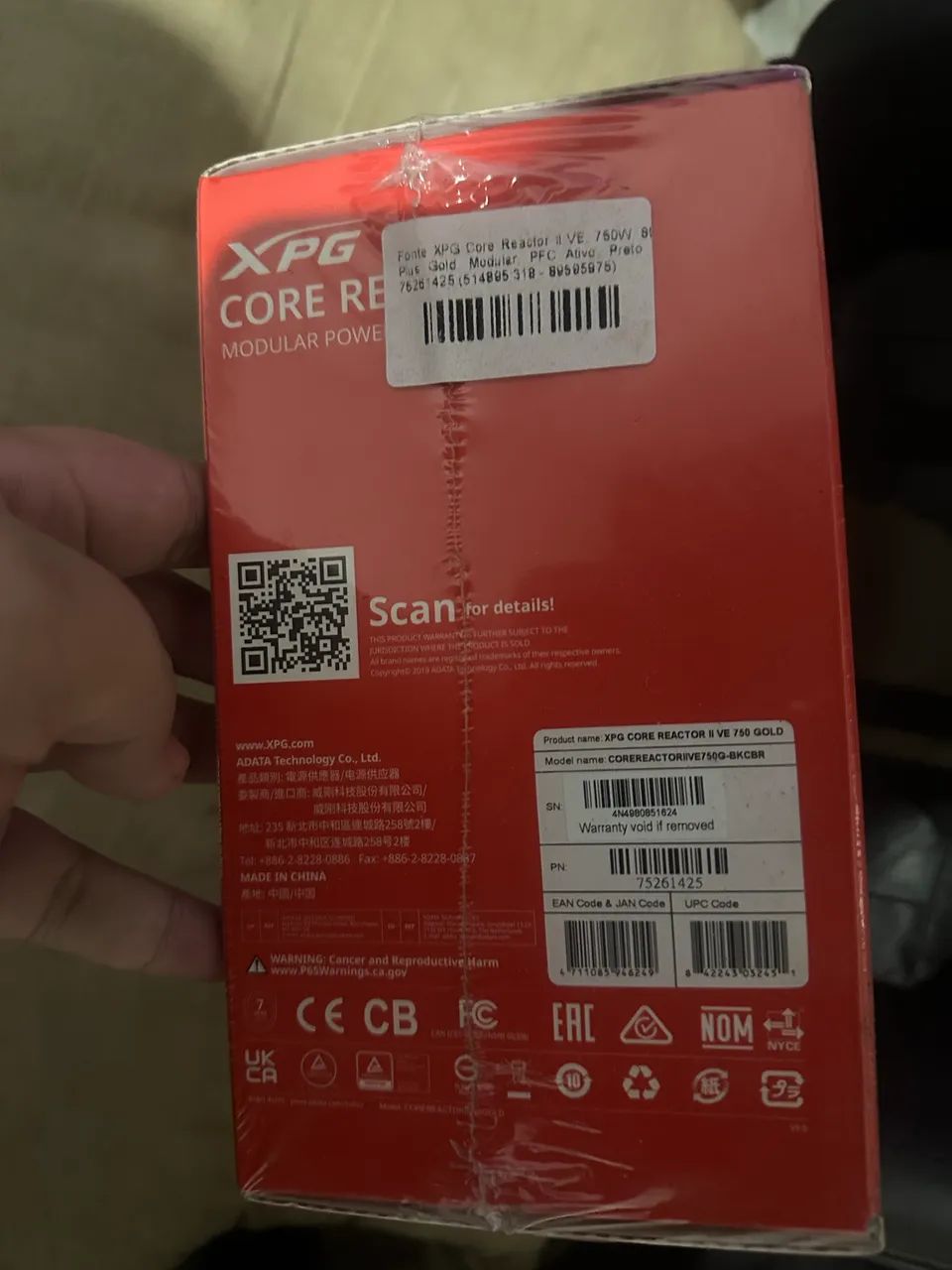 Fonte xpg core reactor 750w nova  - Foto 3