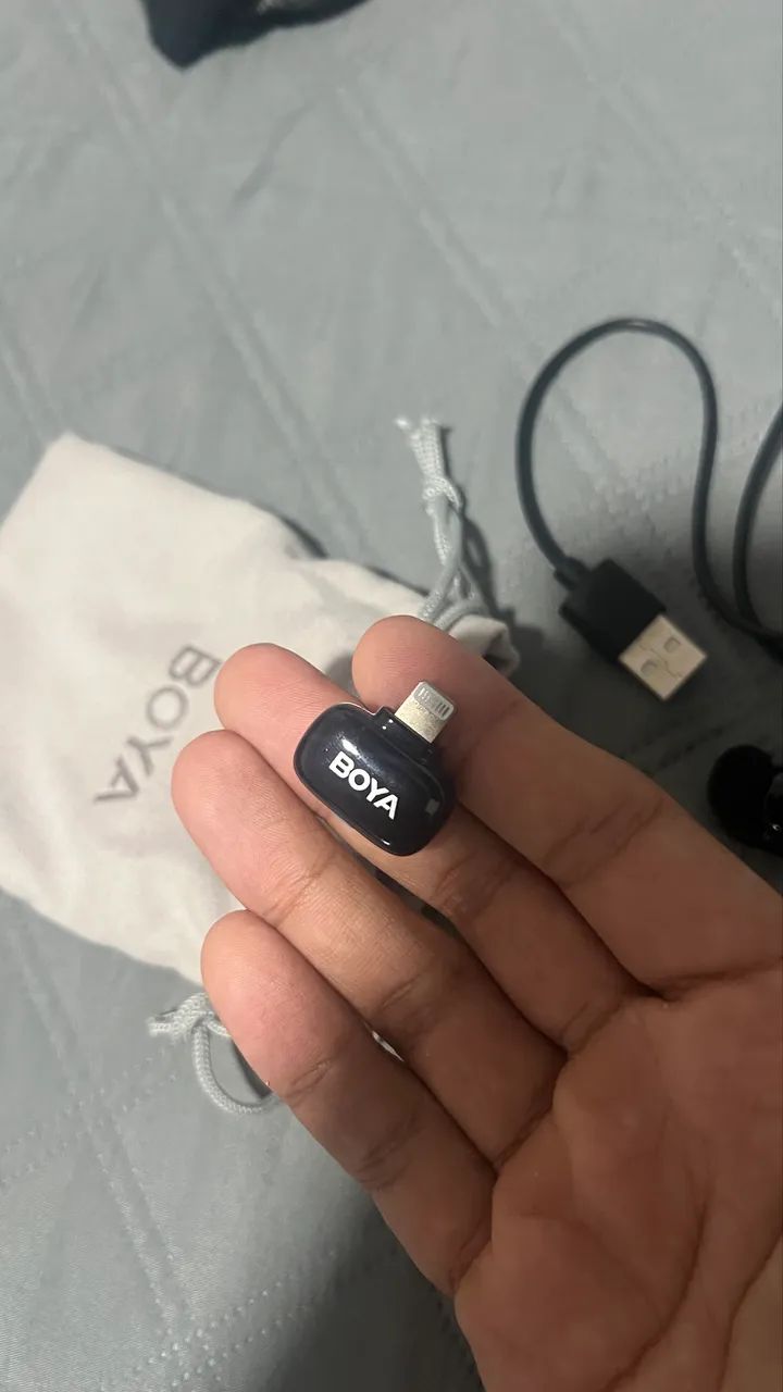 Microfone boya mini lightning  - Foto 2