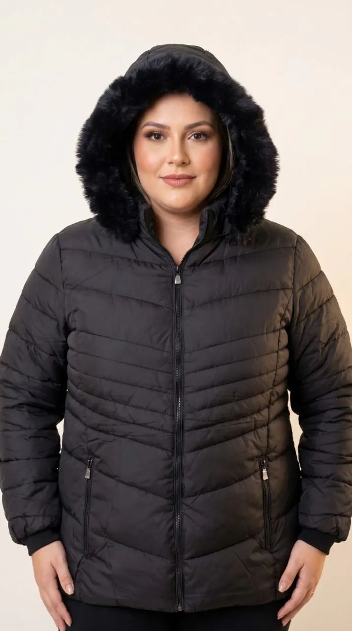 Jaqueta Plus Size Feminina - Foto 3