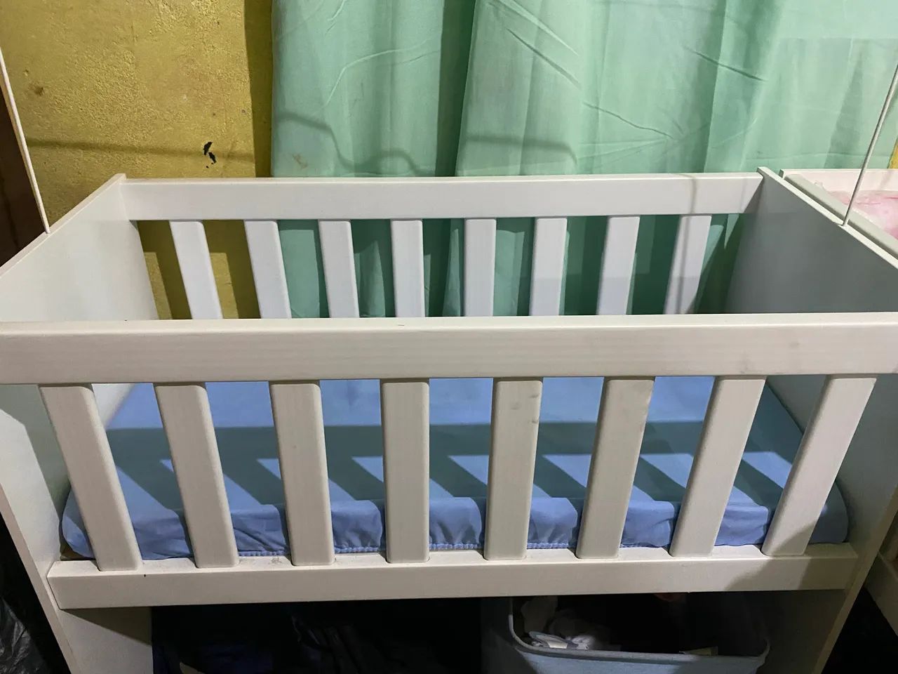 Mini berço com colchão 