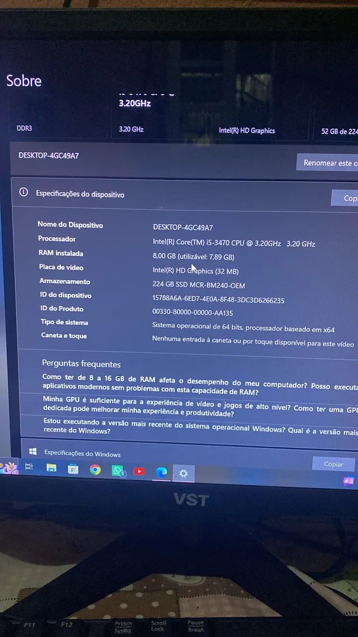 Computador novo sem marca de uso  - Foto 3