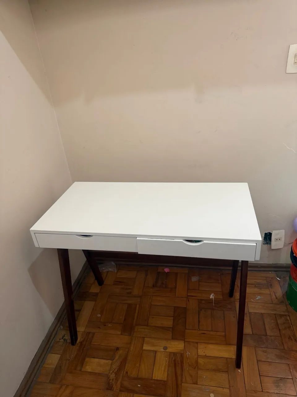 White desk