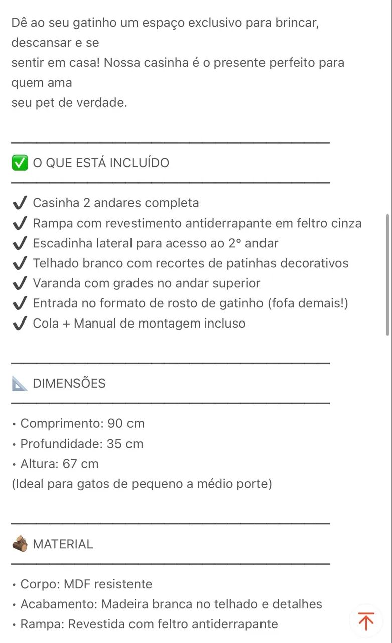 Casinha para gato (montada) - Foto 5