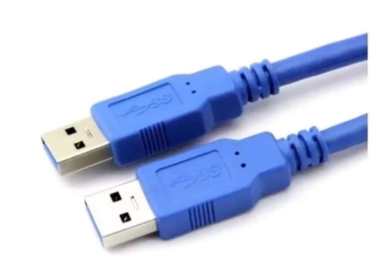 Cabo Usb 3.0 Macho Macho A+a Hd 3.0 1 Metro azul  - Foto 3