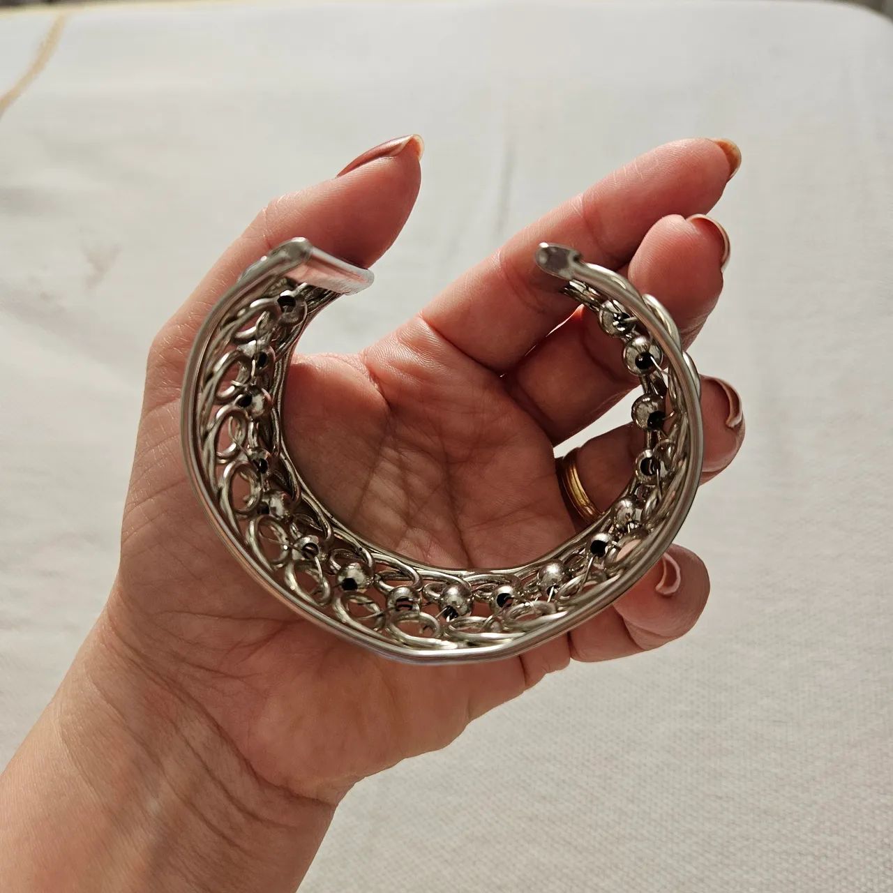 Bracelete prateado  - Foto 4