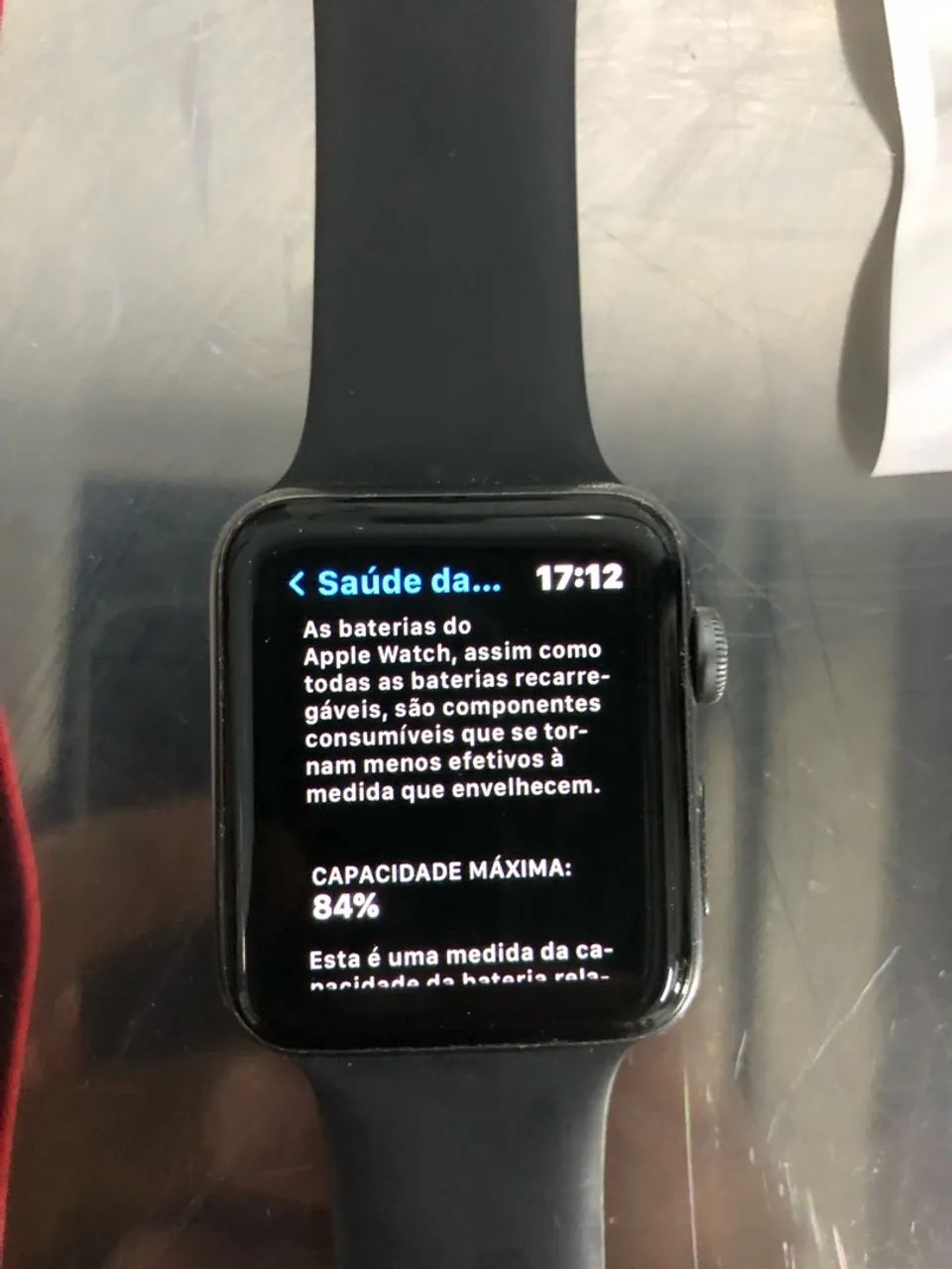 Apple Watch Séries 3 GPS funcionando perfeito - Foto 3
