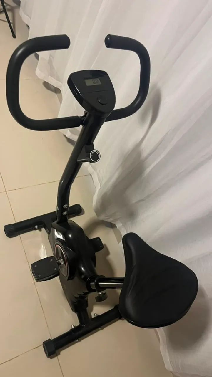 bicicleta ergométrica vertical gallant trainer gbe1hbta pt - Foto 2