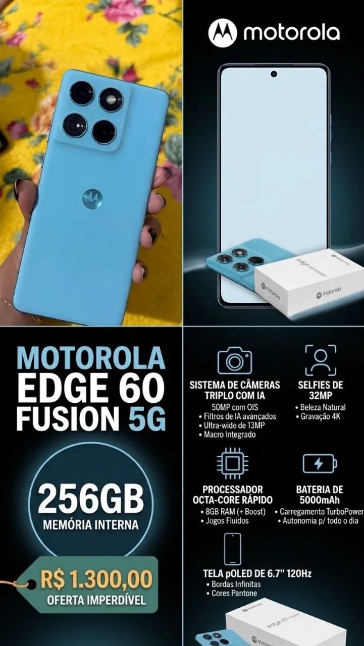 Moto Edge 60 fusion 