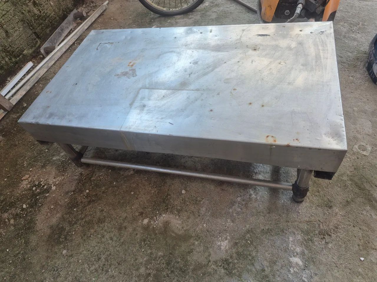 Mesa de inox 1.10x0.60x0.35