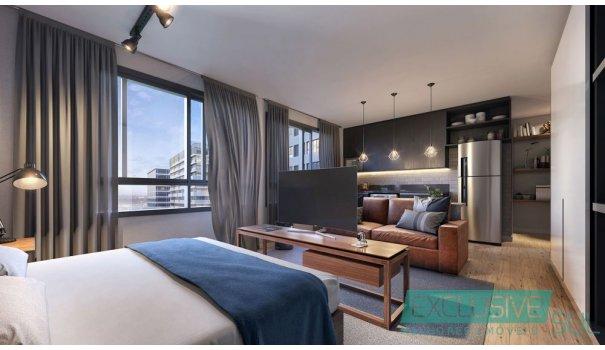 Flow residencial no Parque Una. Unidade studio com 34 m² em edifício moderno. - Foto 8