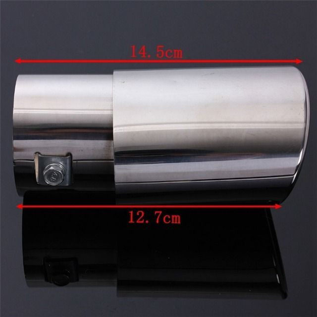 Ponteira De Escapamento Tuning Universal Aço inox - Descarga Reta - Foto 4