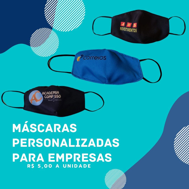 Máscaras Personalizadas para empresas