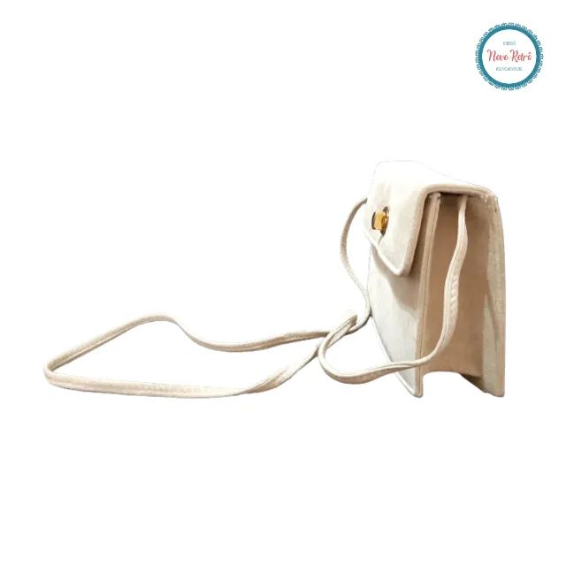 Bolsa de Couro - Camurça Bege - Foto 2