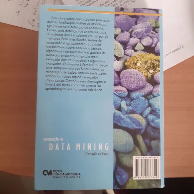 Vendo livro: Introdução ao Data Mining. Mineração de dados