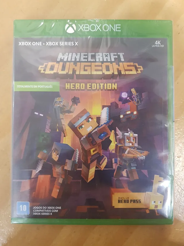 Roduto está instalado. de jogar o Minecraft Dungeons com o Xbox