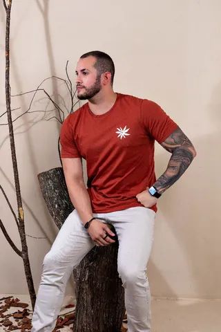 Gola Careca Estampada 