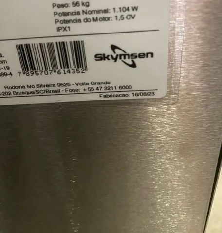 Serra fita grande em inox para açougues, peixarias e supermercados - skymsen - Foto 3