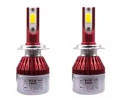 Par Lampada Ultra Led H8 Farol Alto Baixo Forte 8000 Lumens - Tay Tech