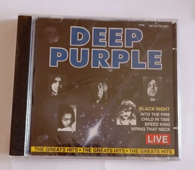 Cd Deep Purple Live The Greats Hits Original ( Lacrado )
