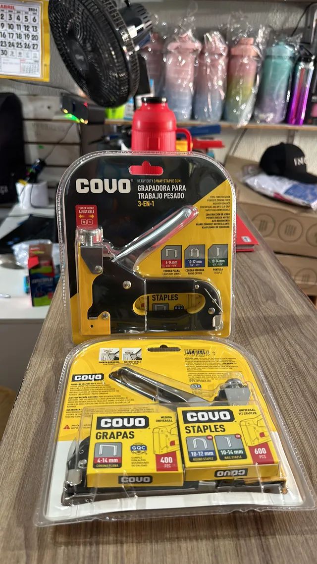 Kit Grampeador profissional 3 em 1 com mil grampos - Foto 5