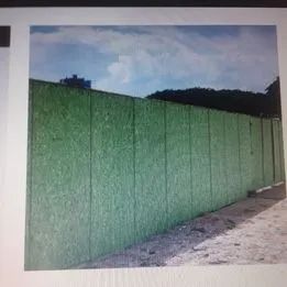 Painel OSB Lp Tapume Verde 1,22m x 2,20m - Área Externa - Jardim