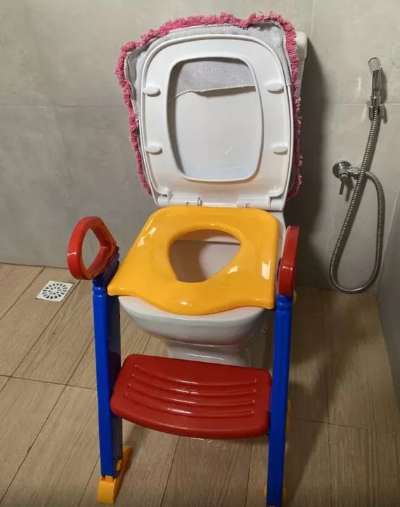 Troninho infantil assento redutor vaso sanitário 