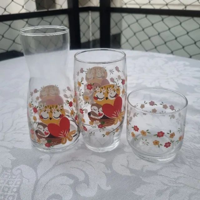 moringa nadir 500ml com copo 290ml e 430ml coruja - Foto 5