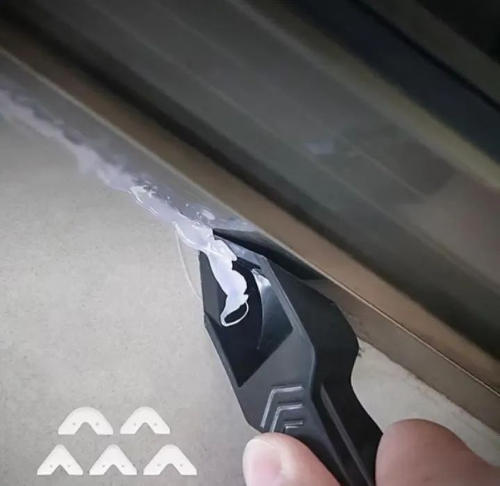 Espátula Removedor de Silicone | Raspador Calafetagem | 5 Tipos de Acabamento para Piso - Foto 2