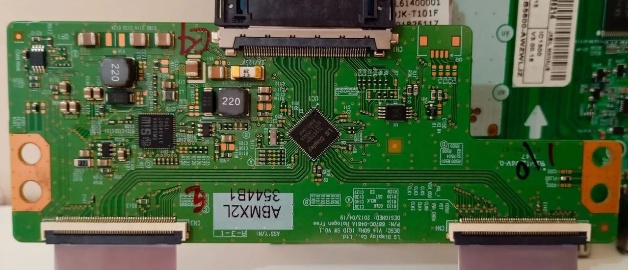 Kit Placa LG T-Com + Audio e Vídeo Modelo: LC500DUE - Usadas - Foto 4