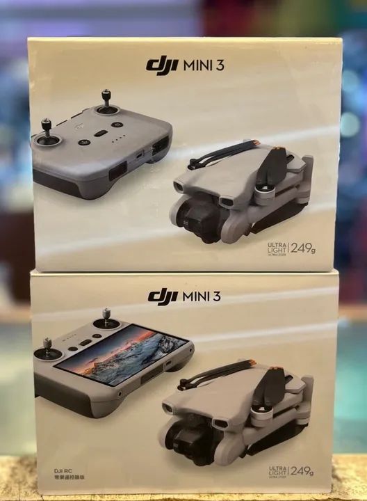 Drone dji mini 3 com tela