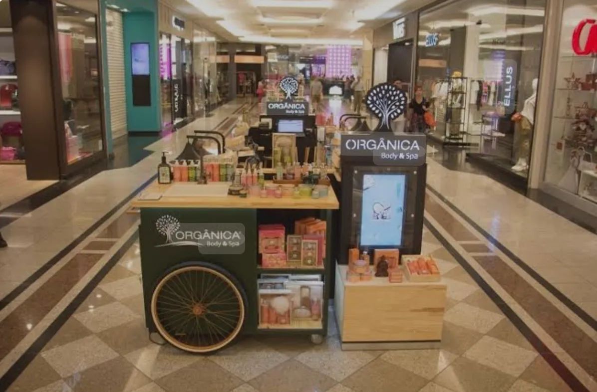 Carrinho Quiosque de produtos Orgânica seminovo. - Foto 3