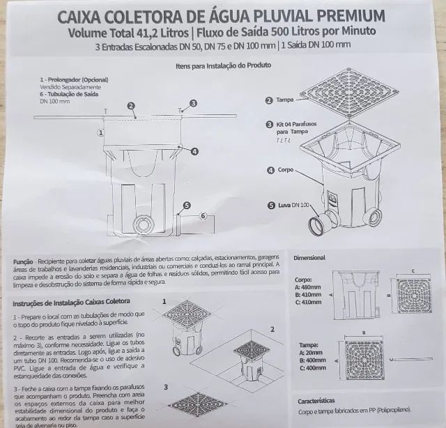 Caixa Coletora de Água Pluvial Premium Grande - Foto 2