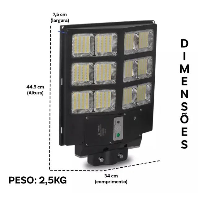 Luminaria solar 660W IP66 onistek ON-LU231 009799 - Foto 2