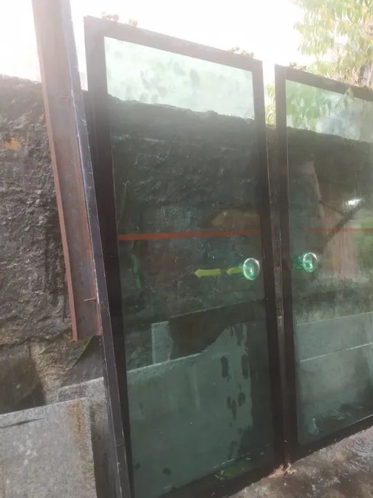 Porta vidro blindex verde  - Foto 5