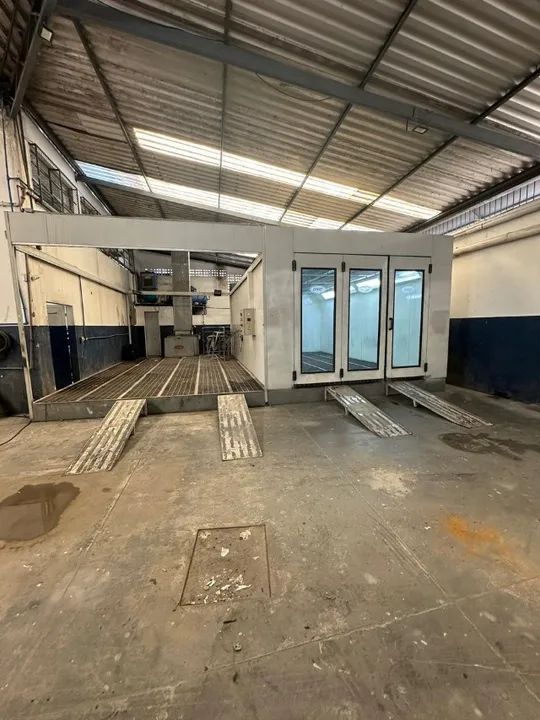 Cabine de pintura DMC + Plano aspirante + Compressor de parafuso com secadora PUMA