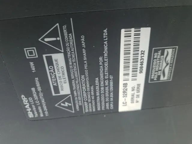 Tv sharp lcd para retirada de peças  - Foto 2